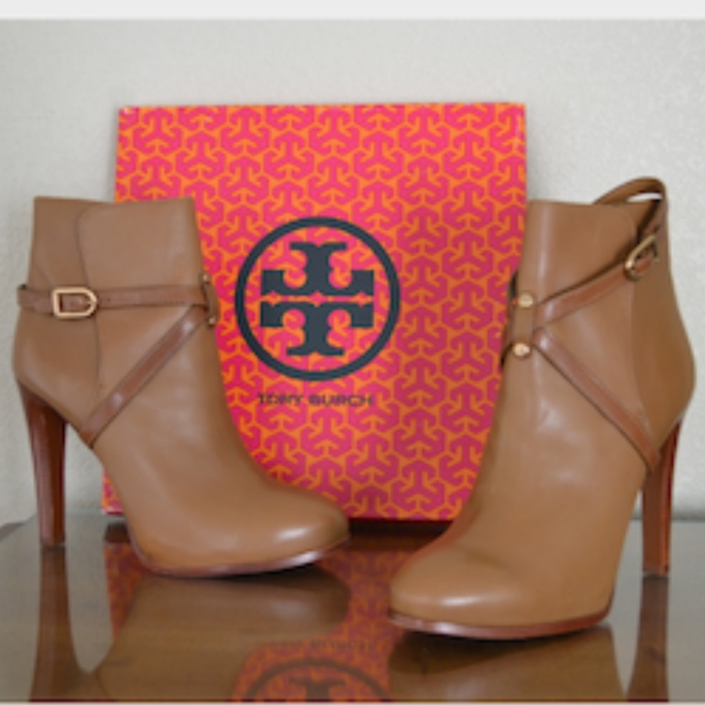 $425 Tory Burch Dorese High Heel Bootie Size 10.5 - Picture 7 of 7